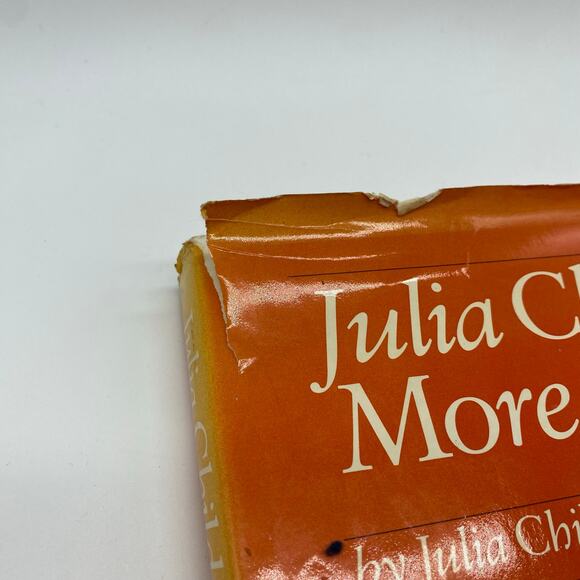 Julia Child & More Company Cookbook First Edition 1979 Orange Hardback - Picture 14 of 14